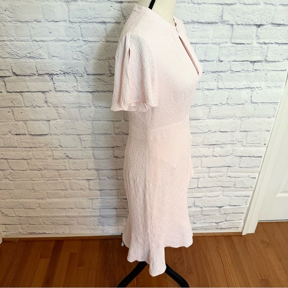 Nanette Lepore Flutter Sleeve Textured Dress - Picture 4 of 10